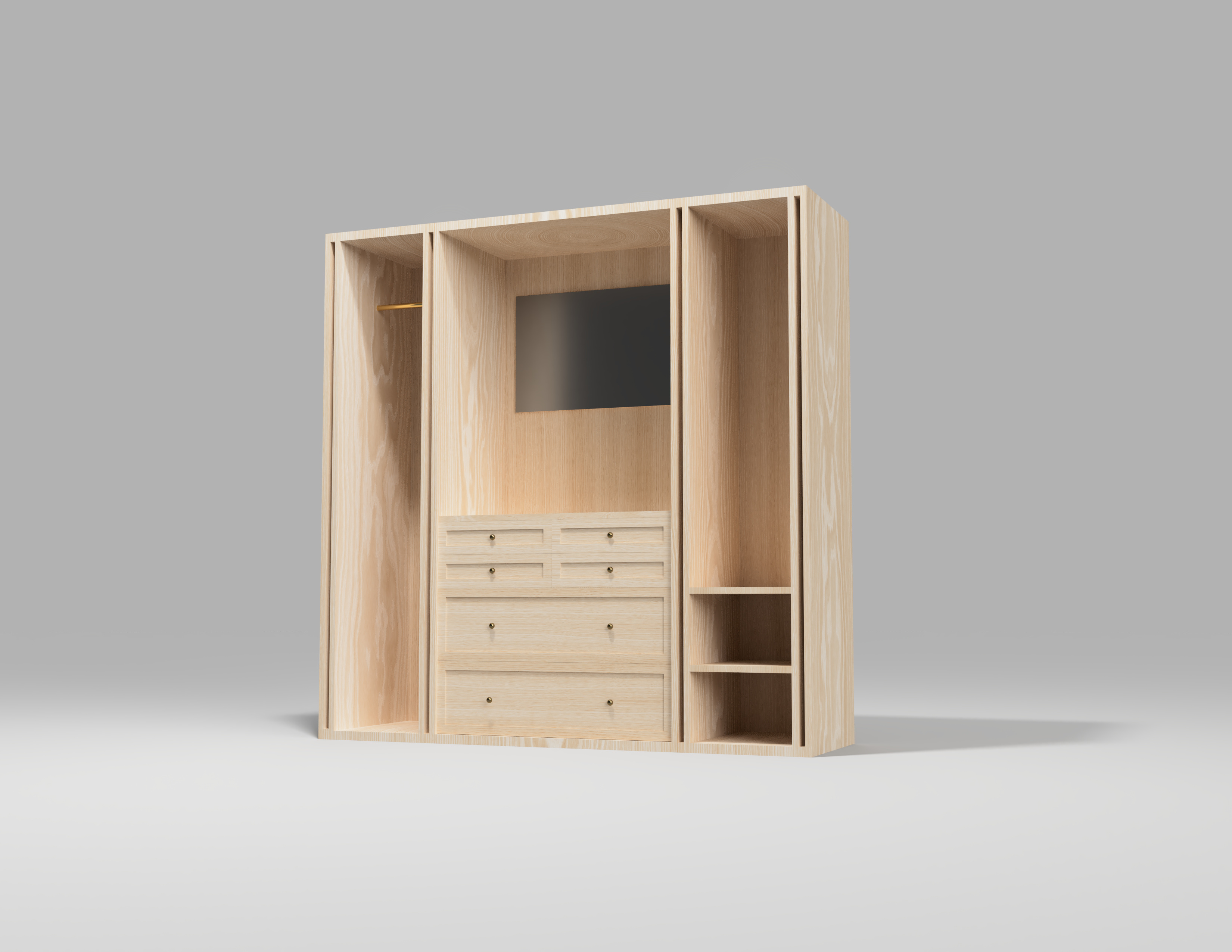 Wardrobe Open rendering