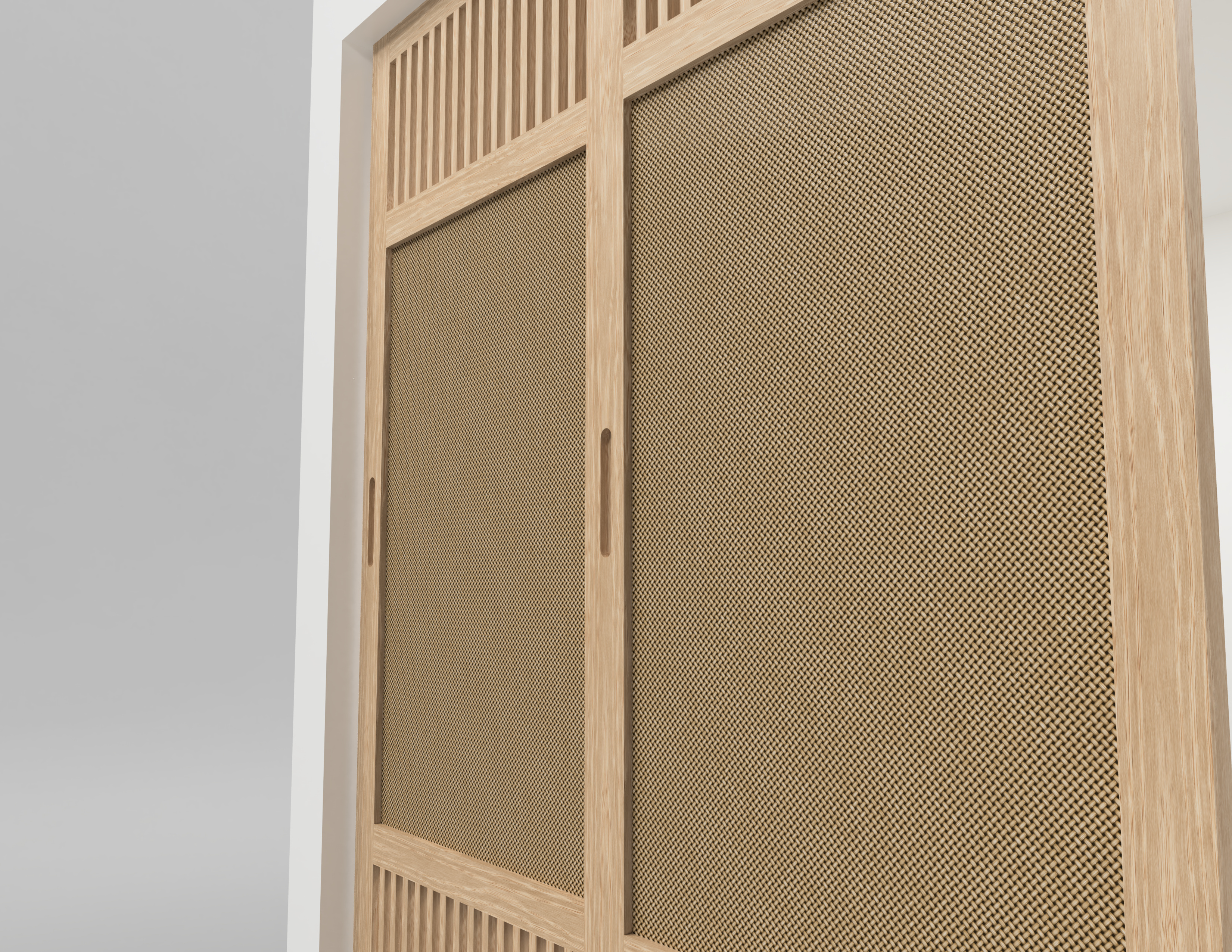 Wicker and Oak Doors rendering