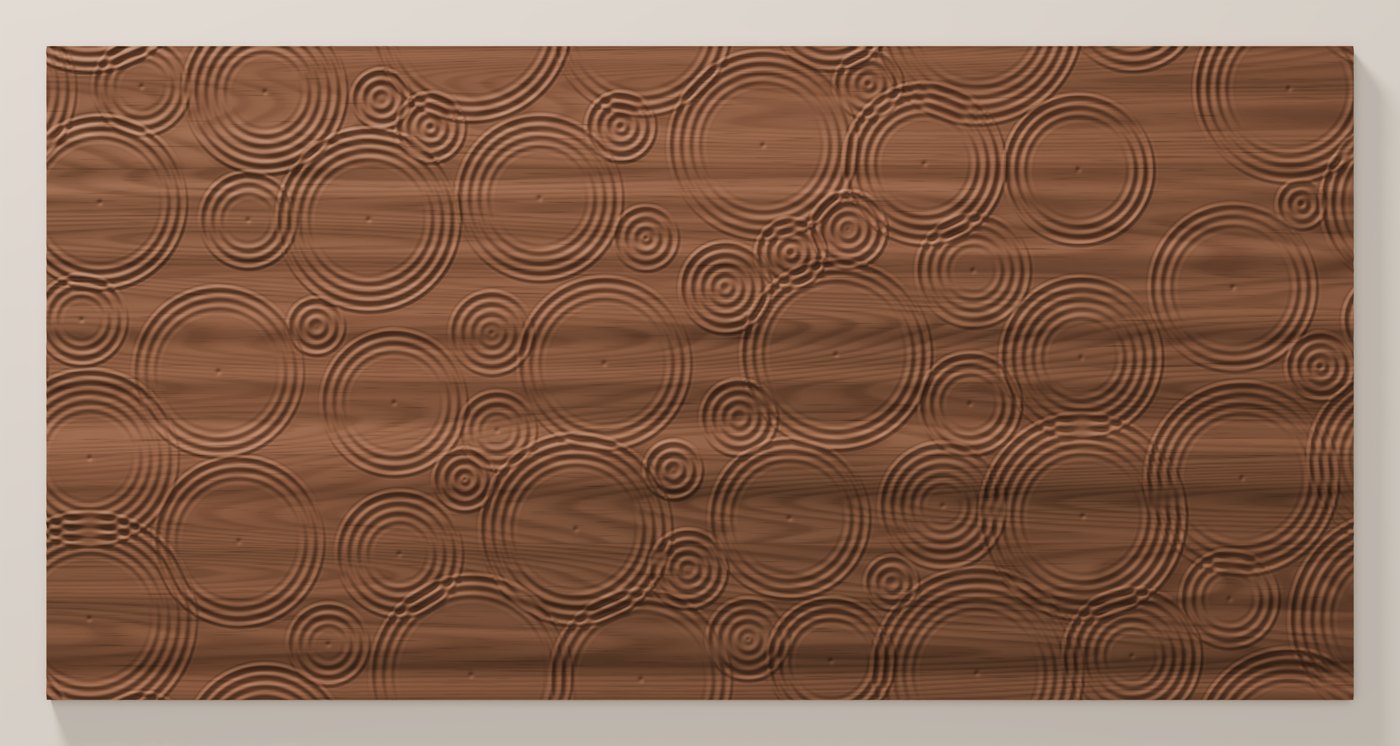 Rainfall texture seen from directly above
