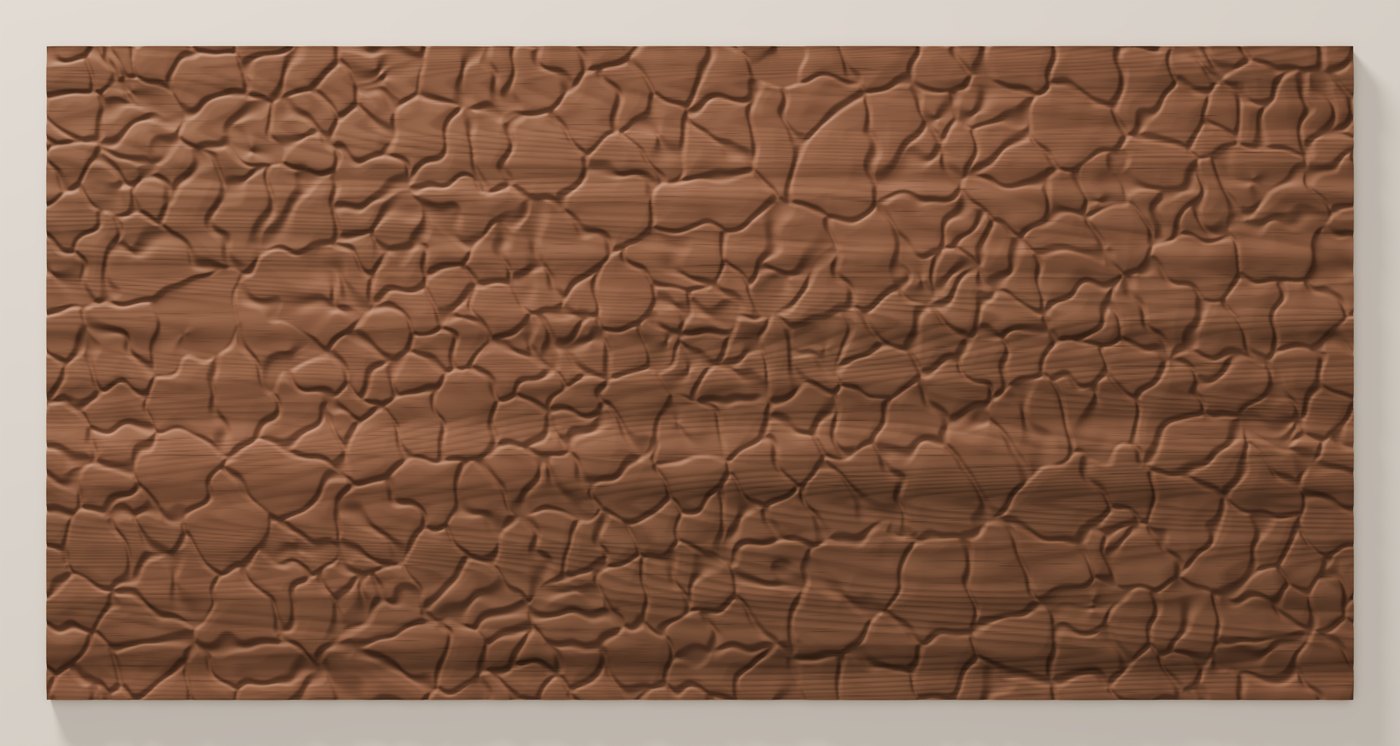 Takyr texture seen from directly above